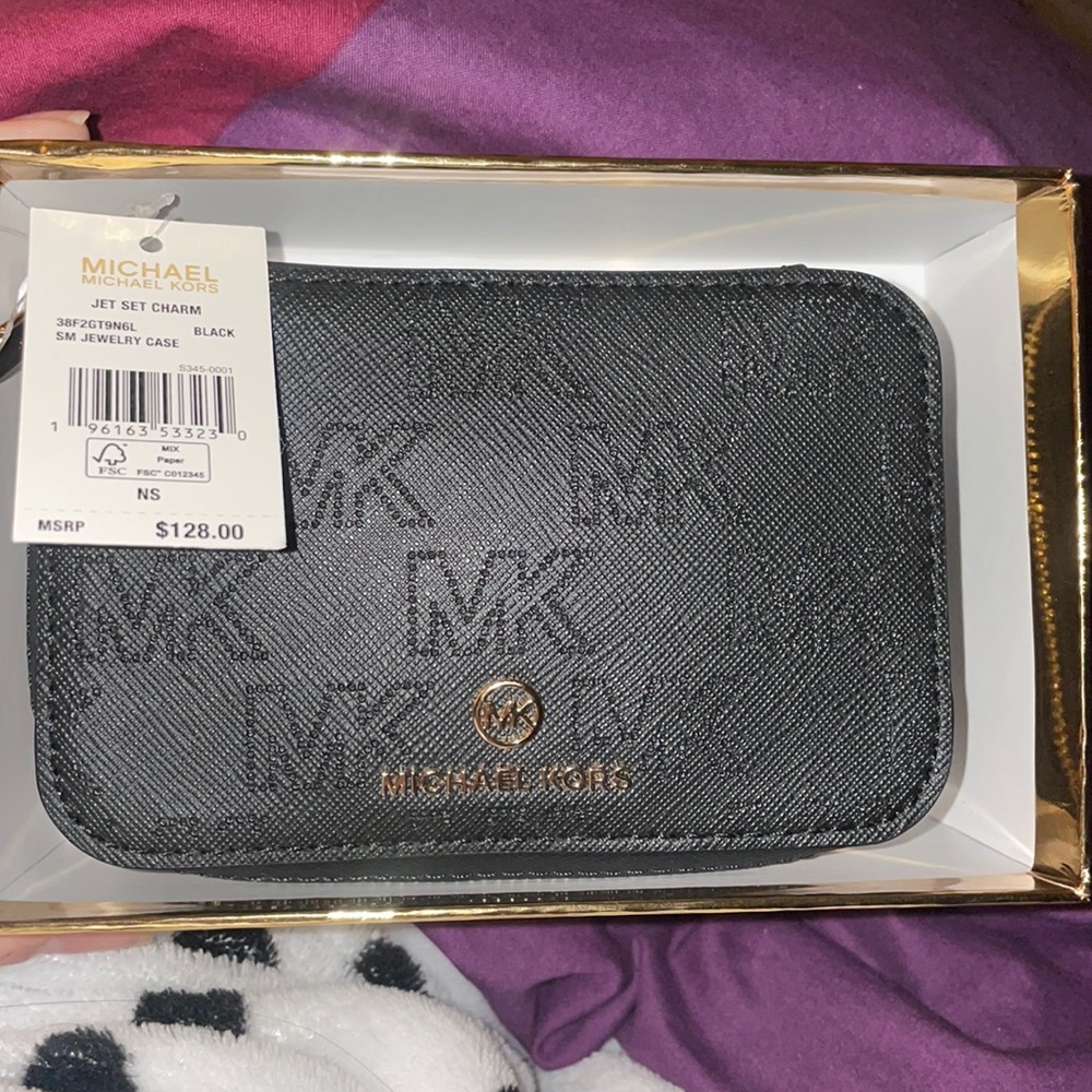 Michael Kors Black Jewelry Case